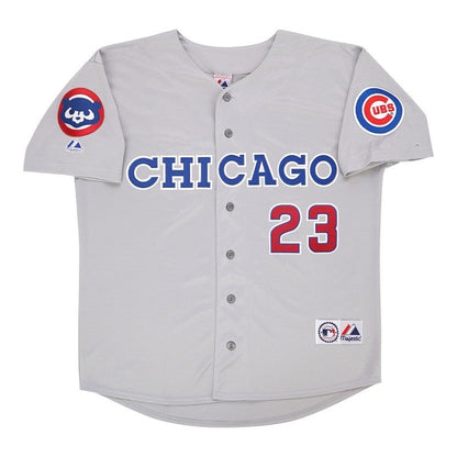 Ryne Sandberg 1993 Chicago Cubs Grey Road Jersey W Team Patch M 2Xl | CTJS3239