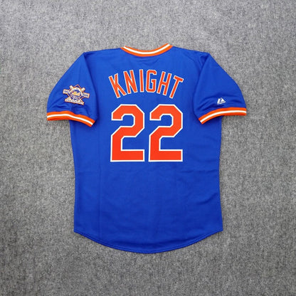 Ray Knight 1986 New York Mets Alternate Blue 25Th Cooperstown Jersey | CTJS3136
