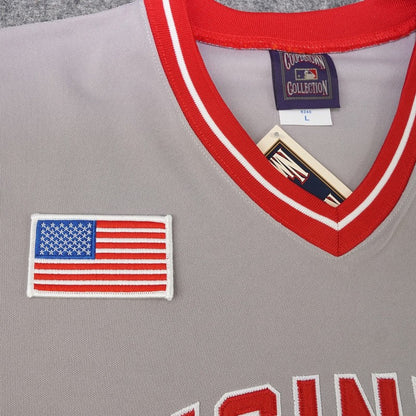 Paul Oneill 1990 Cincinnati Reds World Series Grey Cooperstown Jersey | CTJS3262