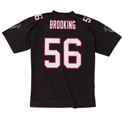 Keith Brooking 1998 Atlanta Falcons Home Black Legacy Jersey | CTJS3248