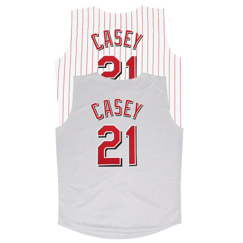Sean Casey 1999 Cincinnati Reds Home Grey Vest Jersey M 2Xl | CTJS3126