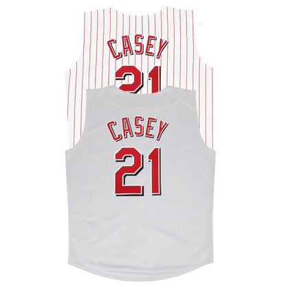 Sean Casey 1999 Cincinnati Reds Home Grey Vest Jersey M 2Xl | CTJS3126