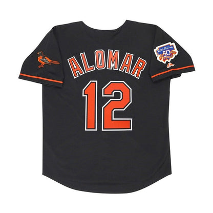 Roberto Alomar 1997 Baltimore Orioles Alt Black Jersey W Jackie 50Th Patch | CTJS3225