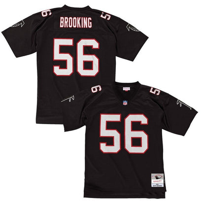 Keith Brooking 1998 Atlanta Falcons Home Black Legacy Jersey | CTJS3248