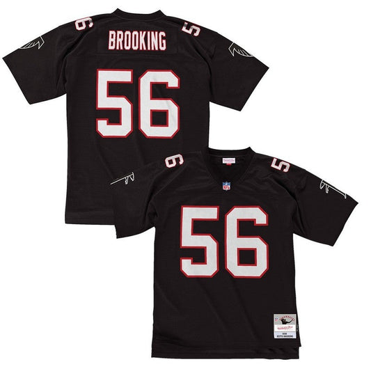 Keith Brooking 1998 Atlanta Falcons Home Black Legacy Jersey | CTJS3248