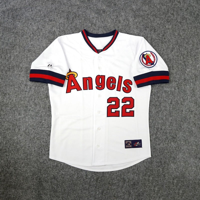Bo Jackson California Angels Cooperstown Home White Throwback Jersey | CTJS3316