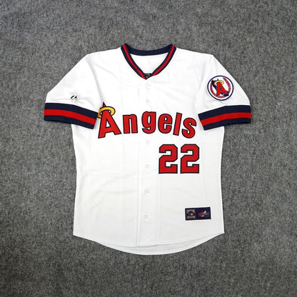 Bo Jackson California Angels Cooperstown Home White Throwback Jersey | CTJS3316