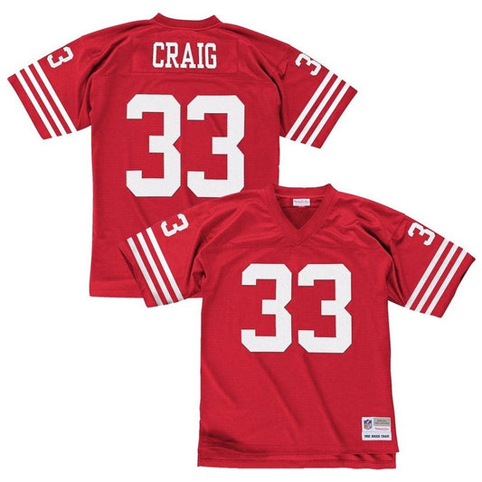 Roger Craig 1990 San Francisco 49Ers Home Red Legacy Jersey | CTJS3295