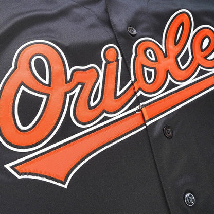 Mike Mussina 1997 Baltimore Orioles Alt Black Jersey W Jackie 50Th Patch | CTJS3244