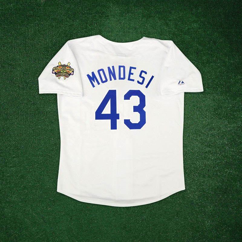 Raul Mondesi 1996 Los Angeles Dodgers 30Th Anniv Cooperstown Home White Jersey | CTJS3196
