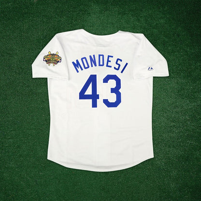 Raul Mondesi 1996 Los Angeles Dodgers 30Th Anniv Cooperstown Home White Jersey | CTJS3196