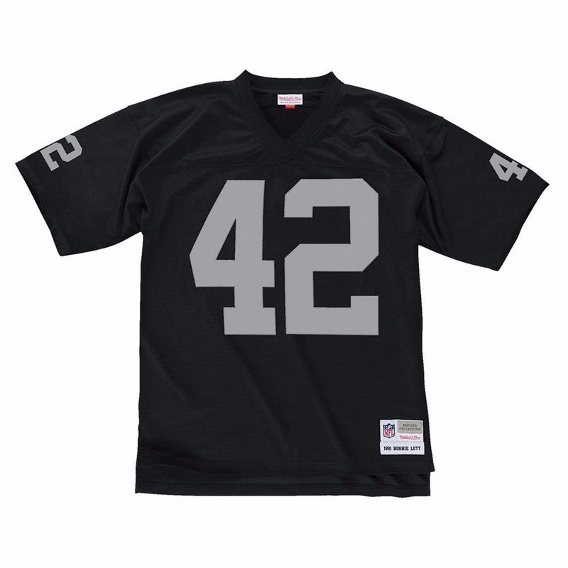 Ronnie Lott 1991 Oakland Raiders Home Black Legacy Jersey | CTJS3272