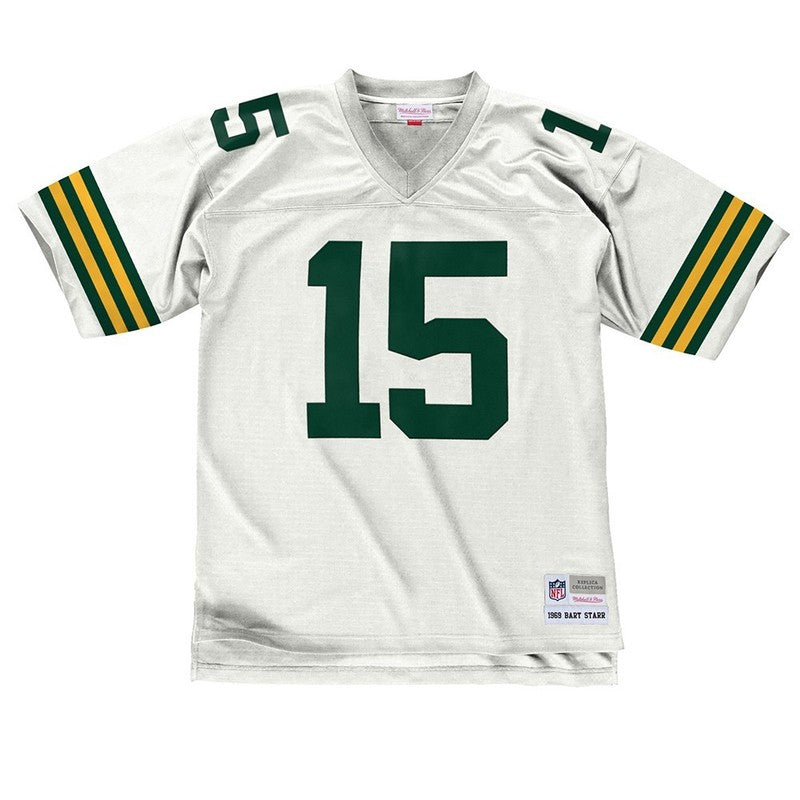 Bart Starr 1969 Green Bay Packers Road White Legacy Jersey | CTJS3163