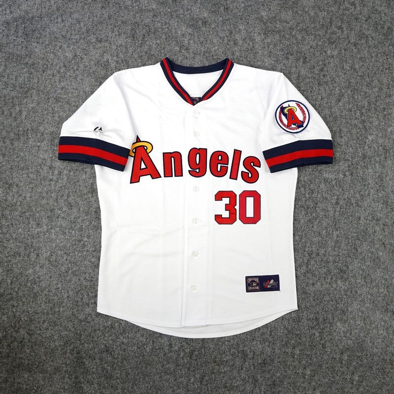 Nolan Ryan California Angels Cooperstown Home White Throwback Jersey | CTJS3416