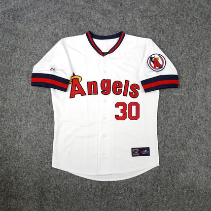 Nolan Ryan California Angels Cooperstown Home White Throwback Jersey | CTJS3416