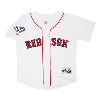 Nomar Garciaparra 2004 Boston Red Sox Home White World Series Jersey Men M 2Xl | CTJS3181