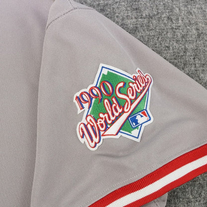 Paul Oneill 1990 Cincinnati Reds World Series Grey Cooperstown Jersey | CTJS3262