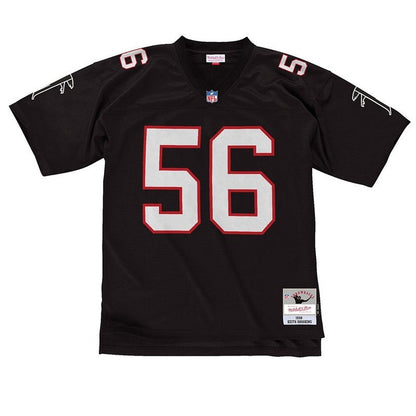 Keith Brooking 1998 Atlanta Falcons Home Black Legacy Jersey | CTJS3248
