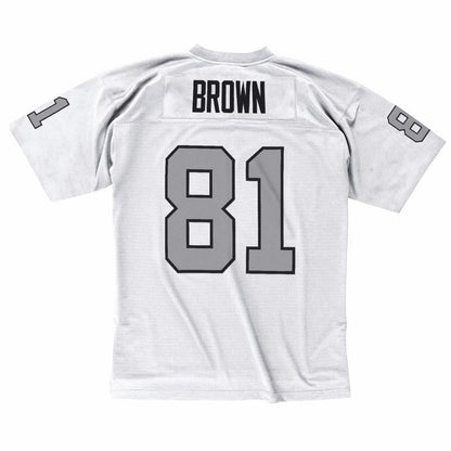Tim Brown 1994 Oakland Raiders Road White Legacy Jersey | CTJS3255