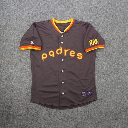 Trevor Hoffman 1984 San Diego Padres Cooperstown Brown Throwback Jersey | CTJS3194