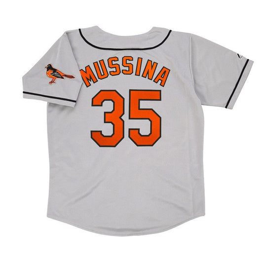 Mike Mussina Baltimore Orioles 1999 Road Grey Jersey W Team Patch M 2Xl | CTJS3153