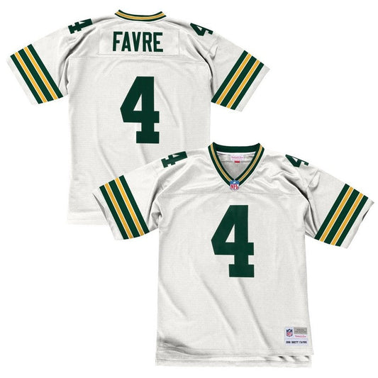 Brett Favre 1996 Green Bay Packers Road White Legacy Jersey | CTJS3121