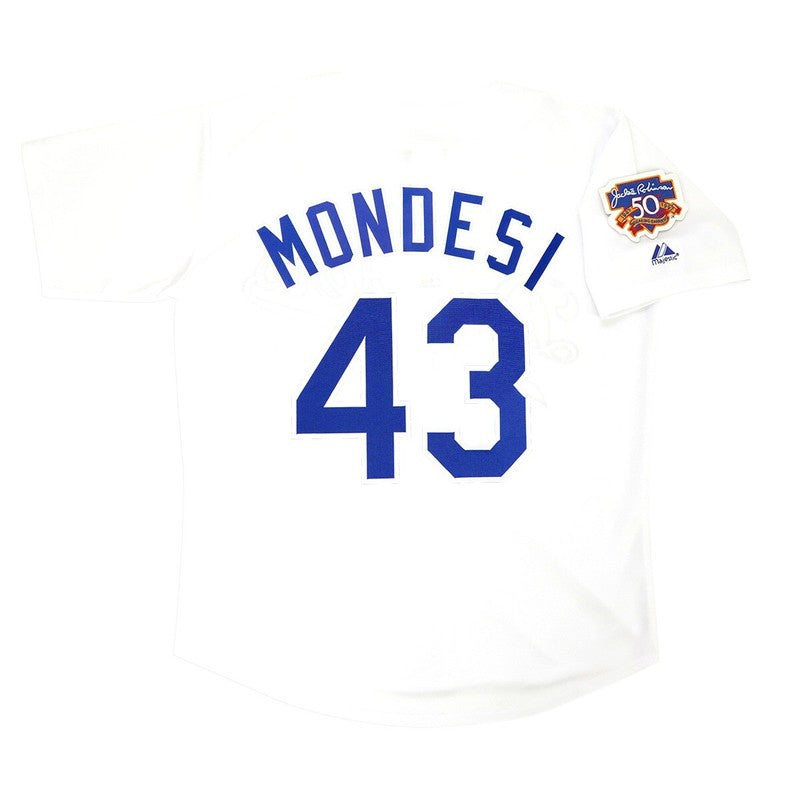 Raul Mondesi 1997 Los Angeles Dodgers Home Jersey W Jackie 50Th Patch S 3Xl | CTJS3191