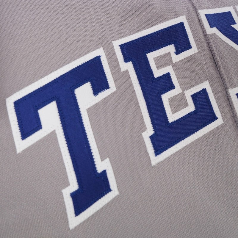 Texas Rangers 1993 Cooperstown Grey Road Jersey W Arlington Patch | CTJS3319