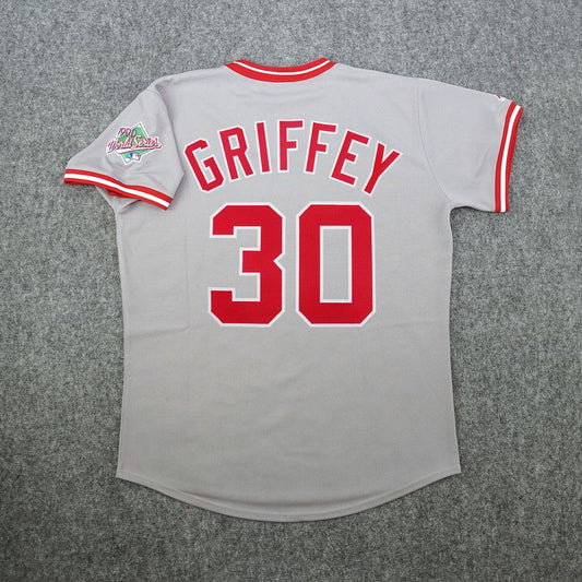 Ken Griffey Sr 1990 Cincinnati Reds World Series Grey Cooperstown Jersey | CTJS3118