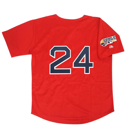 Manny Ramirez 2007 Boston Red Sox World Series Alt Red Jersey M 2Xl | CTJS3237
