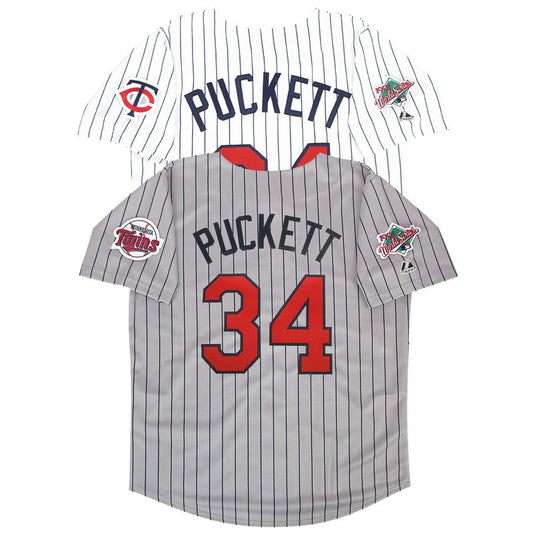 Kirby Puckett 1991 Minnesota Twins World Series Home Road Jersey | CTJS3311
