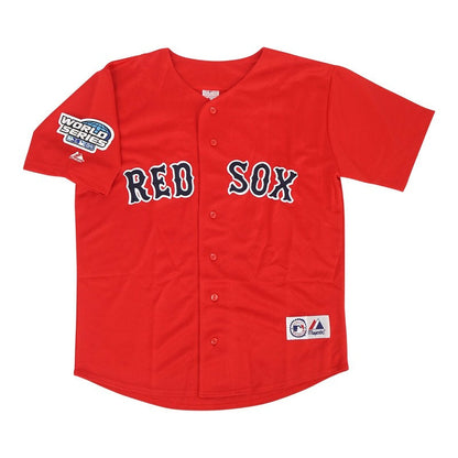 Manny Ramirez 2004 Boston Red Sox World Series Alt Red Jersey M 2Xl | CTJS3279