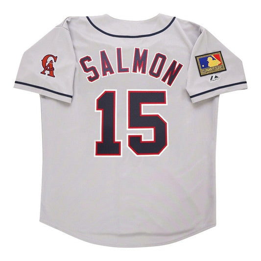 Tim Salmon 1994 California Angels Grey Road Jersey W 125Th Patch | CTJS3362