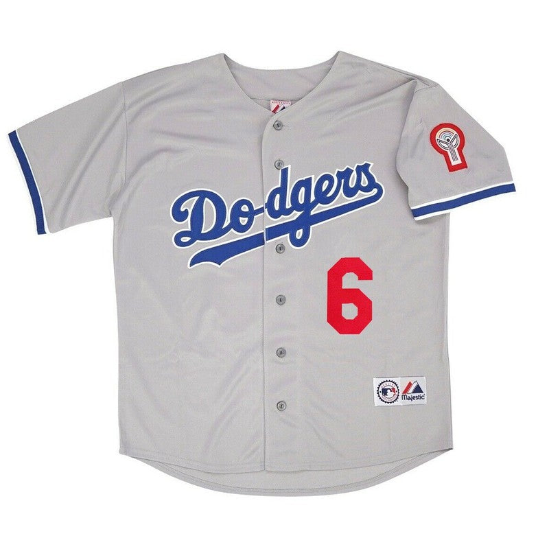 Steve Garvey 1981 Los Angeles Dodgers Grey Road Jersey W Patch S 3Xl | CTJS3388