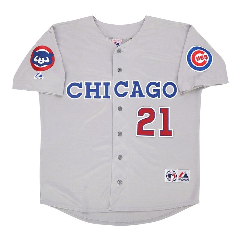 Sammy Sosa 1993 Chicago Cubs Grey Road Jersey W Team Patch M 2Xl | CTJS3351