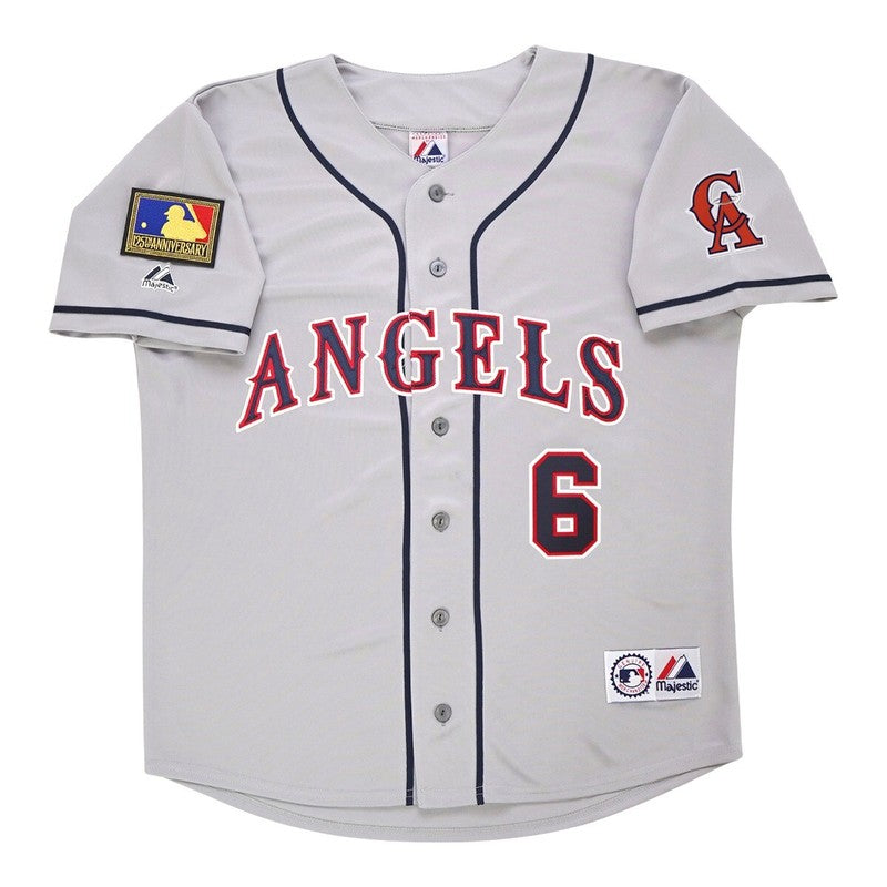 Jt Snow 1994 California Angels Grey Road Jersey W 125Th Patch | CTJS3219