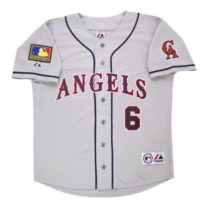 Jt Snow 1994 California Angels Grey Road Jersey W 125Th Patch | CTJS3219