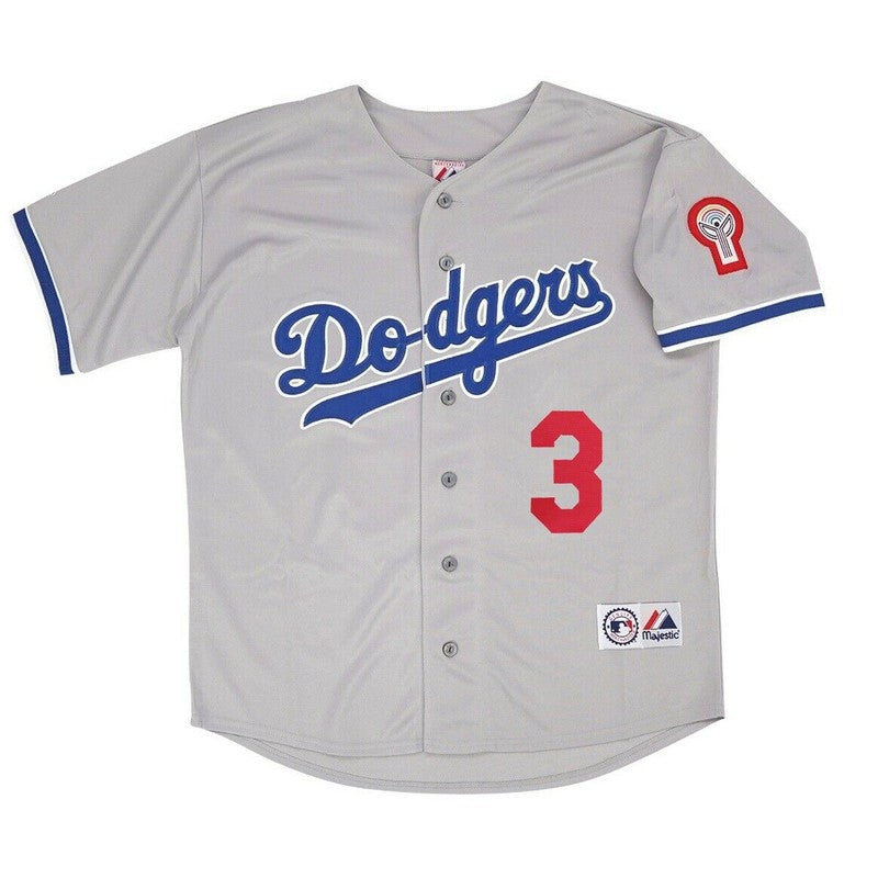 Steve Sax 1981 Los Angeles Dodgers Grey Road Jersey W Patch S 3Xl | CTJS3142