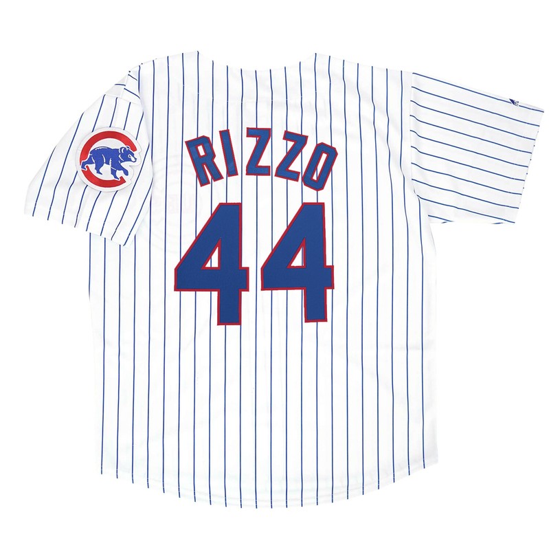 Anthony Rizzo Chicago Cubs Home White Road Grey Jersey W Patch | CTJS3290