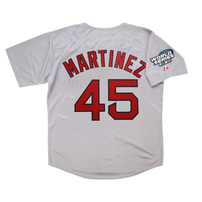 Pedro Martinez 2004 Boston Red Sox Grey Road World Series Jersey M 2Xl | CTJS3370