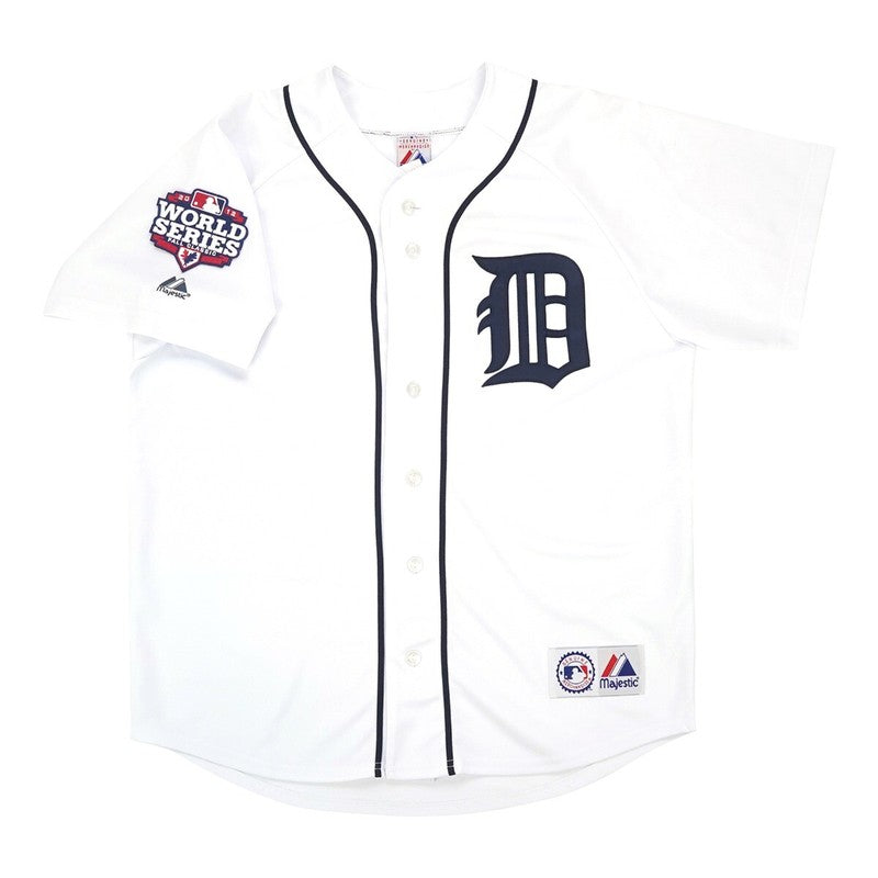 Miguel Cabrera 2012 Detroit Tigers World Series Home White Jersey M 2Xl | CTJS3320