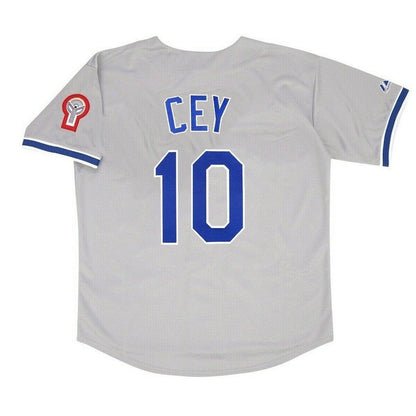 Ron Cey 1981 Los Angeles Dodgers Grey Road Jersey W Patch M 2Xl | CTJS3154