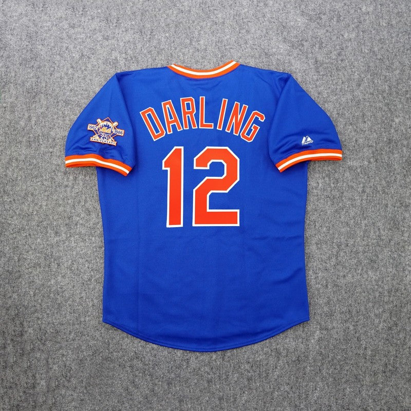 Ron Darling 1986 New York Mets Alternate Blue 25Th Cooperstown Jersey | CTJS3396
