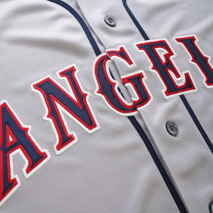 Rod Carew California Angels Grey Road Throwback Jersey W Team Patch | CTJS3137