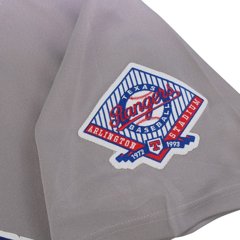 Texas Rangers 1993 Cooperstown Grey Road Jersey W Arlington Patch | CTJS3319