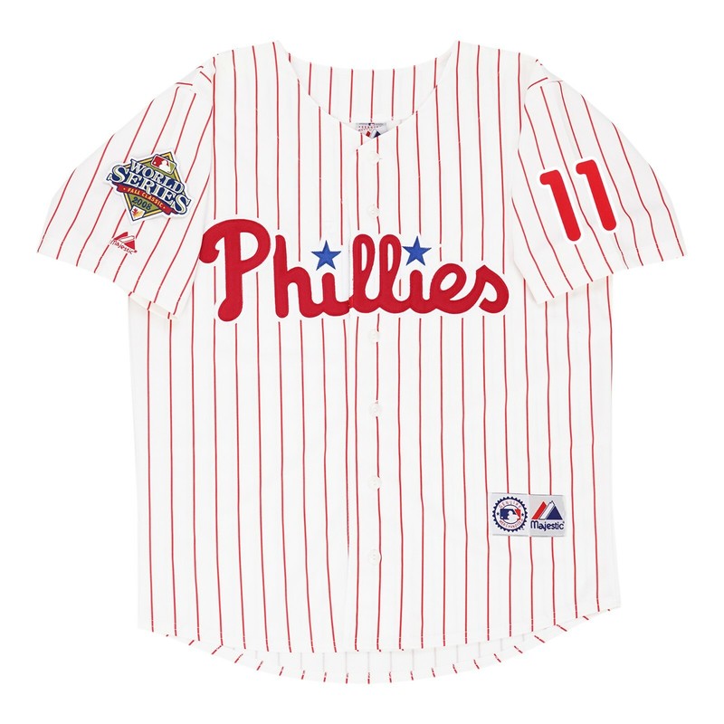 Jimmy Rollins 2008 Philadelphia Phillies World Series Home Road Jersey | CTJS3411