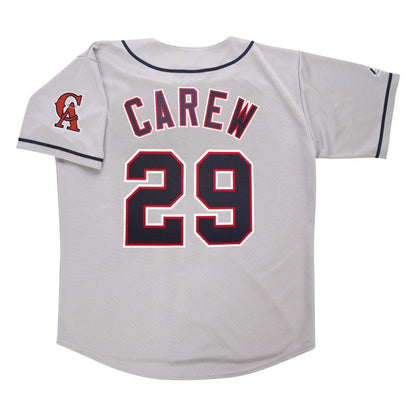 Rod Carew California Angels Grey Road Throwback Jersey W Team Patch | CTJS3137