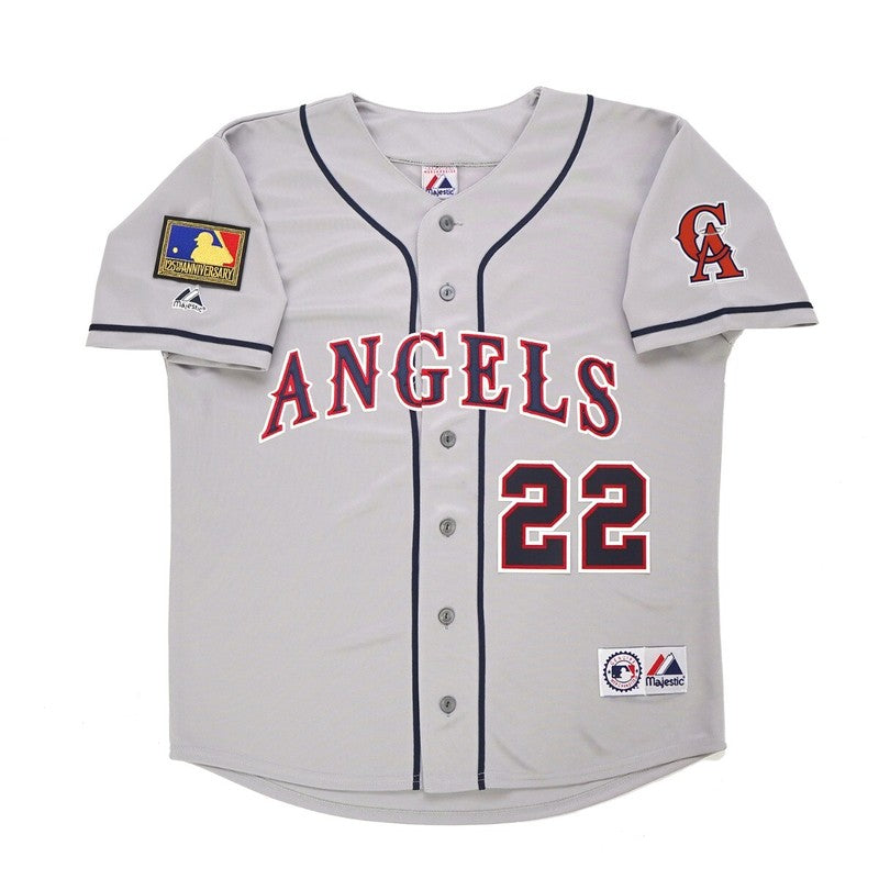 Bo Jackson 1994 California Angels Grey Road Jersey W 125Th Patch | CTJS3230