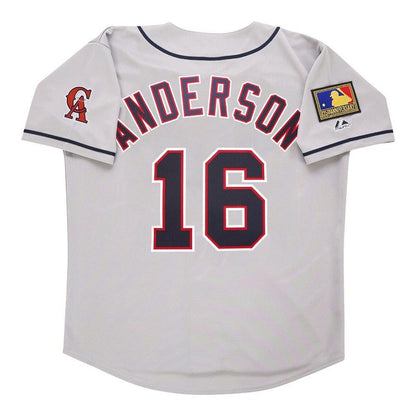 Garret Anderson 1994 California Angels Grey Road Jersey W 125Th Patch | CTJS3275
