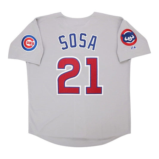 Sammy Sosa 1993 Chicago Cubs Grey Road Jersey W Team Patch M 2Xl | CTJS3351